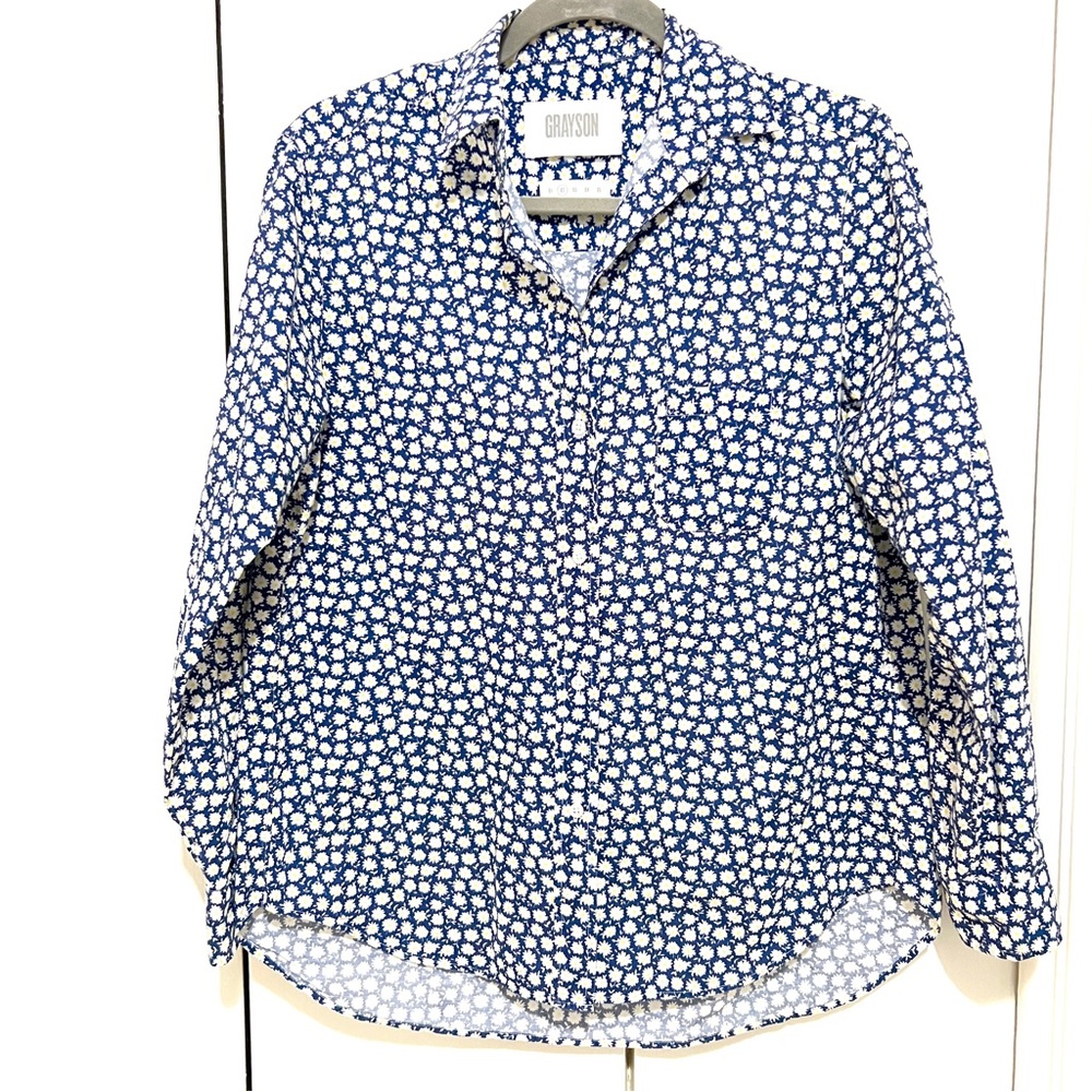 Frank & Eileen's Grayson x Anthropologie Cotton Shirt Daisies